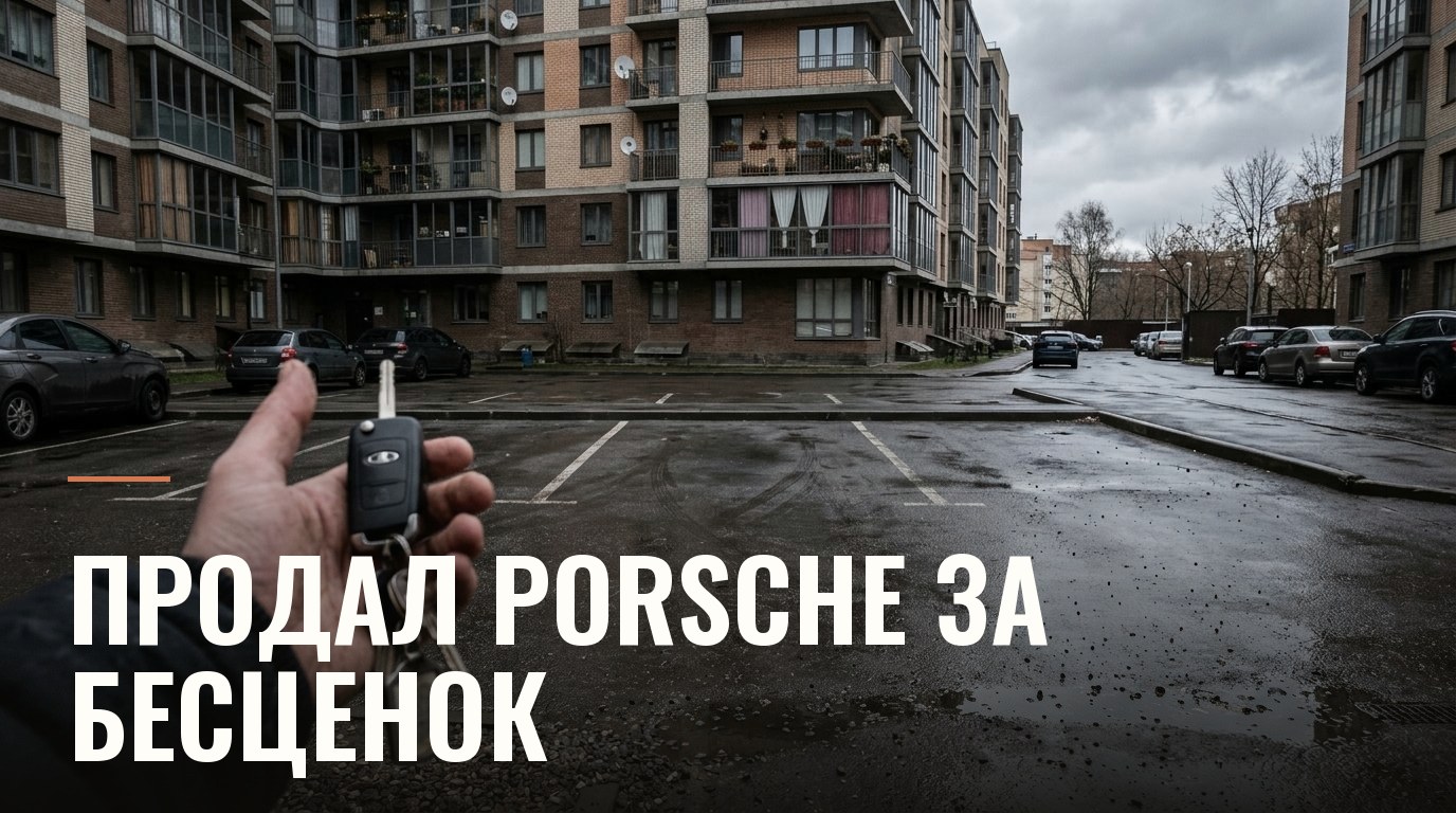 Пустое парковочное место перед домом, ключи от машины в руке