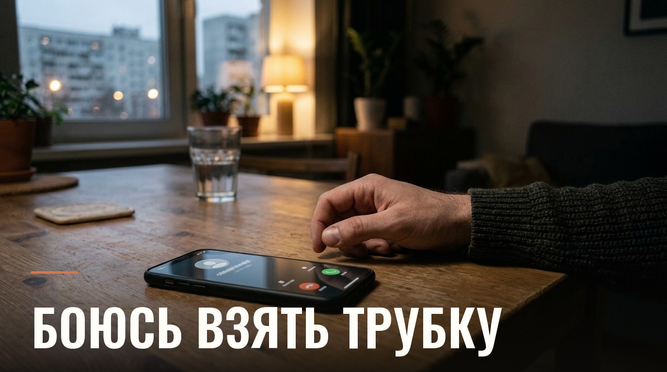 Сначала я перестал брать трубку. Потом перестали звонить